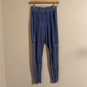 FP movement undercover royal blue high waist base layer leggings